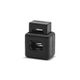 Square Cord Stopper Plastic Black