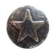 Nickel Renaissance Star Medallion (Head Size: 7/8" Nail Length: 3/4") 