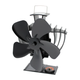 Oscillating Heat-Powered Wood Stove Fan