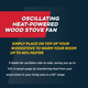 Oscillating Heat-Powered Wood Stove Fan