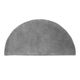 Half Round Hearth Rug - Dove Grey