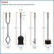 Fireplace Tool Sets - Sutton