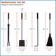 Fireplace Toolset - Bedford, Inline