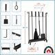 Fireplace Toolset - Bedford, Inline