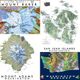 Washington River Snow Depth Ecological Geology Wall Map Posters Detail