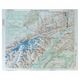 Denali National Park Raised Relief Map