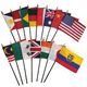 Miniature Flags on a Stick for Countries States Provinces and More
