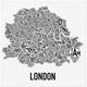 London Neighborhood Graphic by Ork