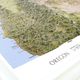 Oregon Raised Relief Map 3D - Detail