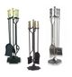 Fireplace Tool Sets - 4-Piece, Square Base w/Cut Corners