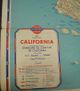 California Antique Original Map 1936 Titleblock
