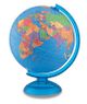 Adventurer Kids Desktop Raised Relief World Globe 12 Inch Diameter with Plastic Base
