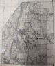 Seattle Antique Original Map from 1890 Puget Sound Inset