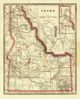 Idaho 1896 Antique Map Replica