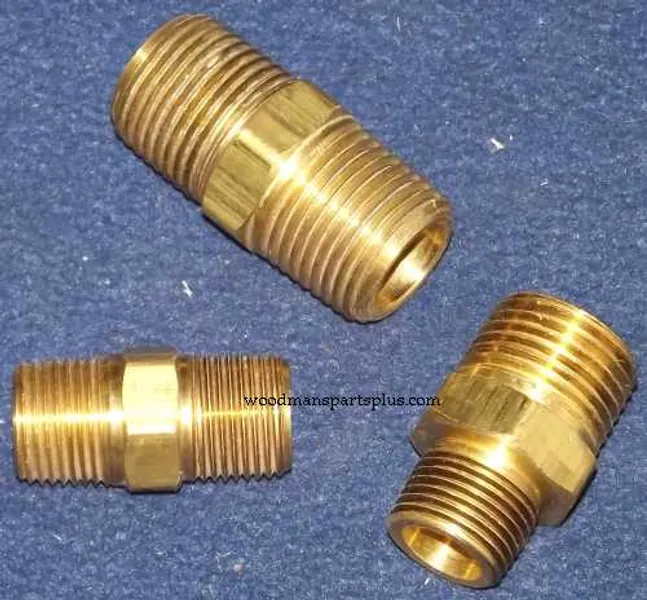 Brass Hex Nipple Gas Fitting Replacement Gas Stove Parts