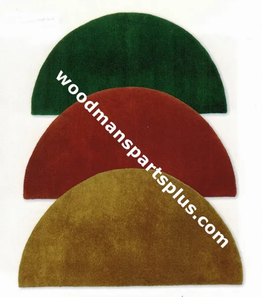 Half Round Solid Color Rugs